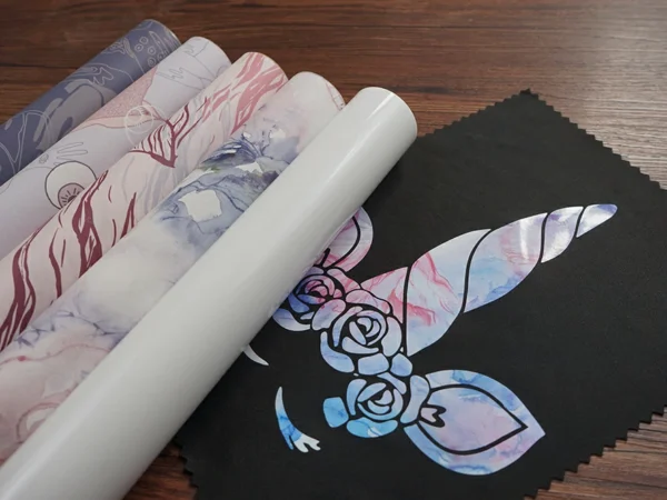 Patterned PET Adhesive Print Heat Transfer Vinyl Roll